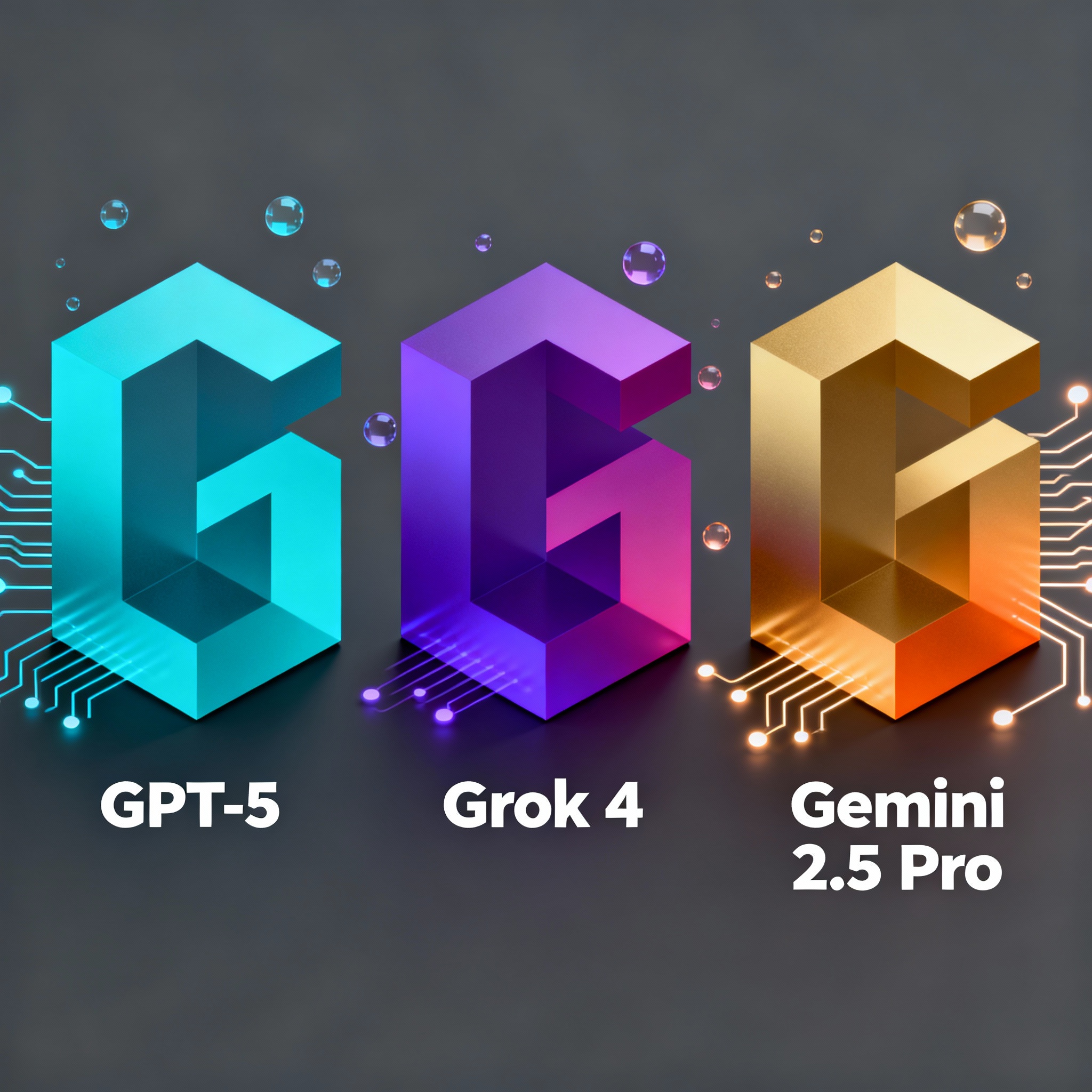 GPT-5, Grok 4 ve Gemini 2.5 Pro